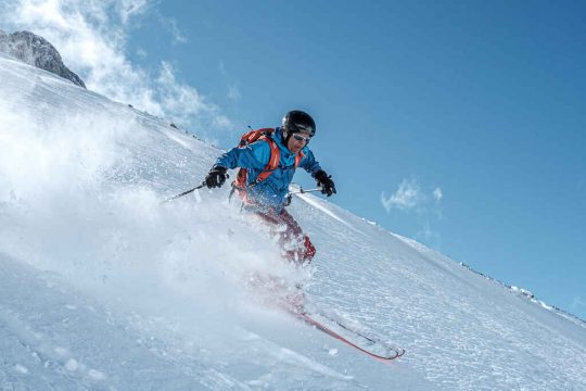 Tiefschneefahren in Engelberg