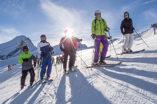 Skitechnik-Training in kleiner Gruppe
