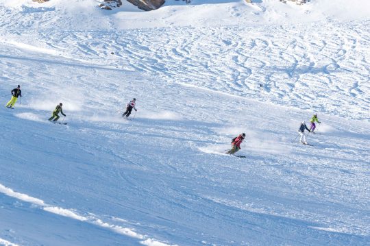 Skitechnik-Training: Rhythmusschulung