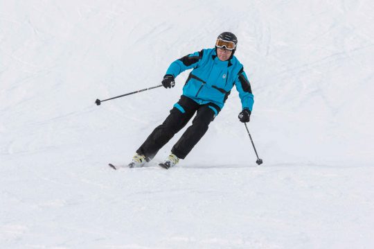 Skitechnik-Training: Carving