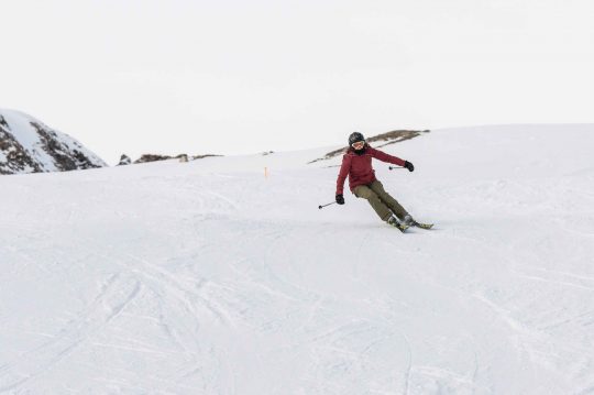 Skitechnik-Training: Carving